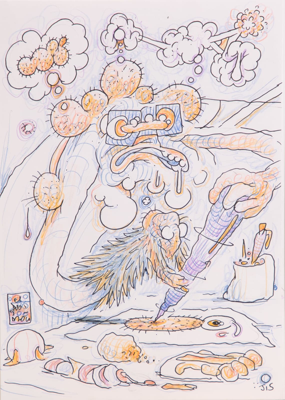 Jis, "Peyote y su hijo", 2024