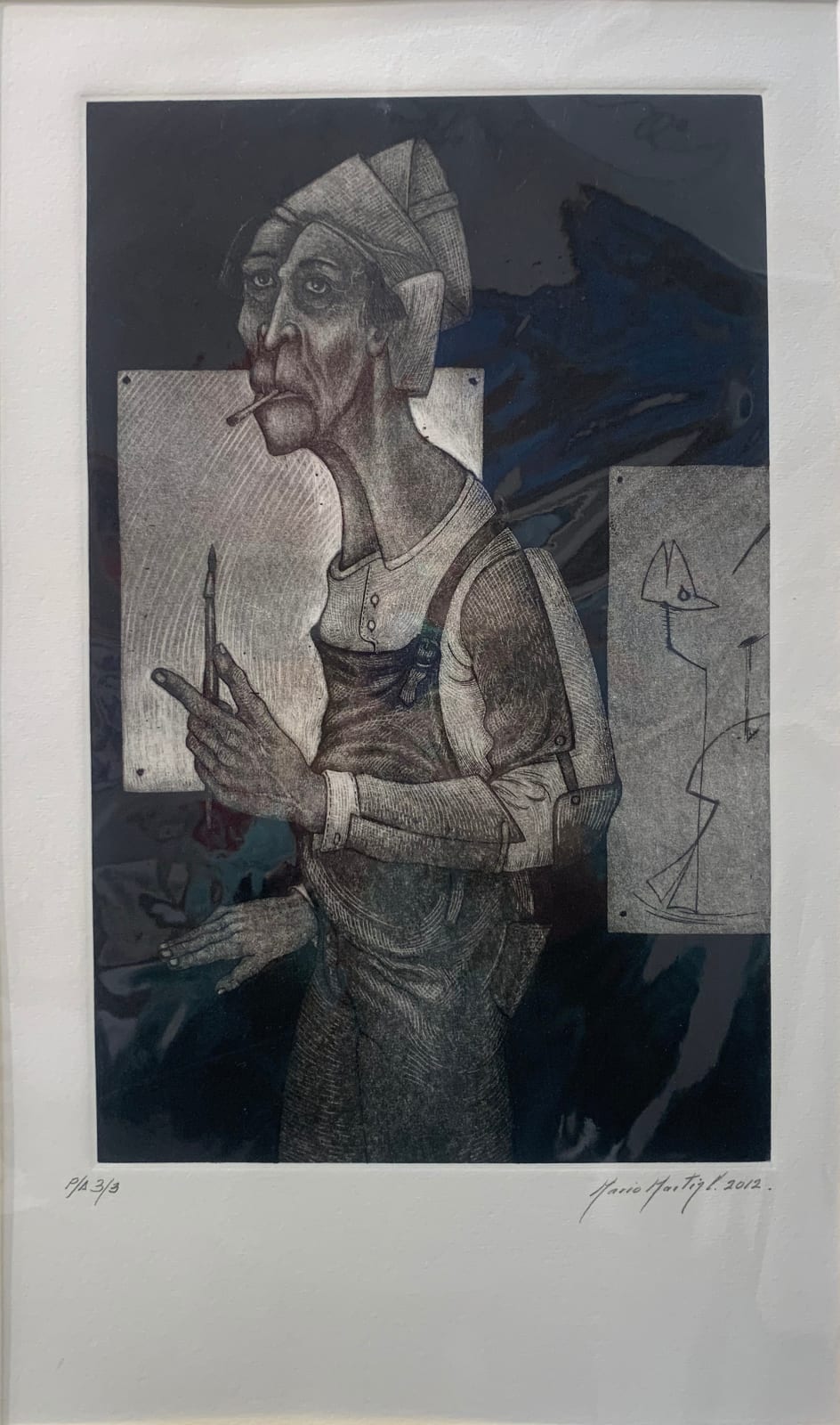 Mario Martín del Campo, El pintor, 2012