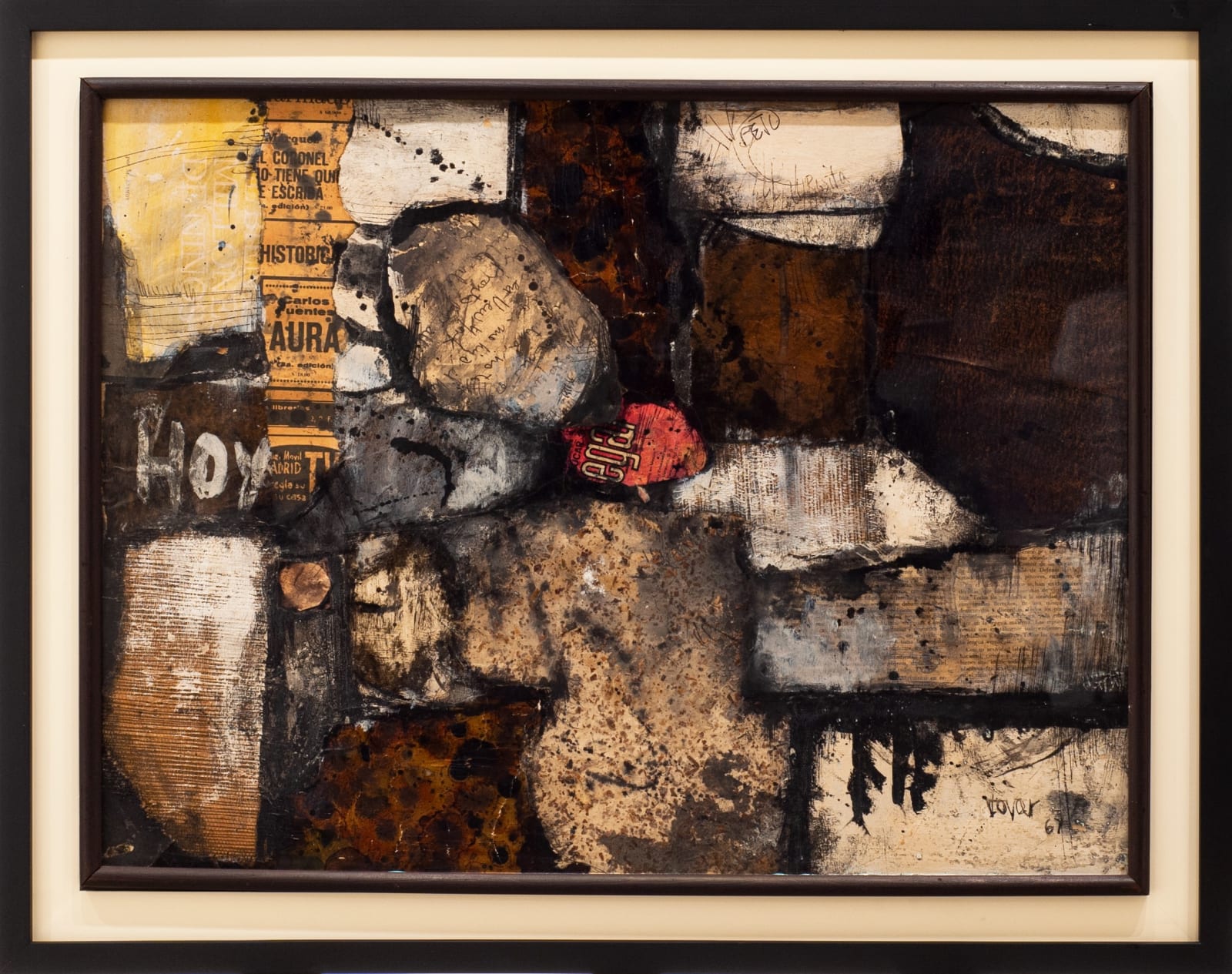 Raúl Tovar Luna, "Collage abstracto", 1967