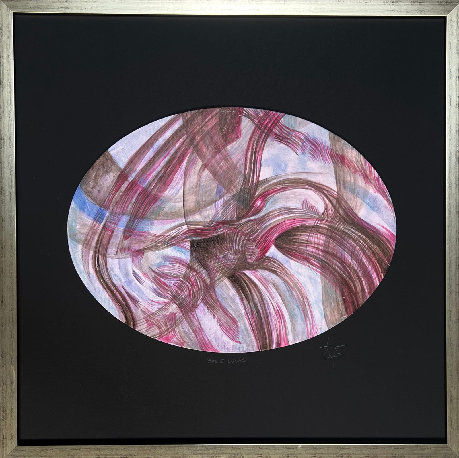 Anna Cooke, "Serie Lunas" (Rosa), 2024