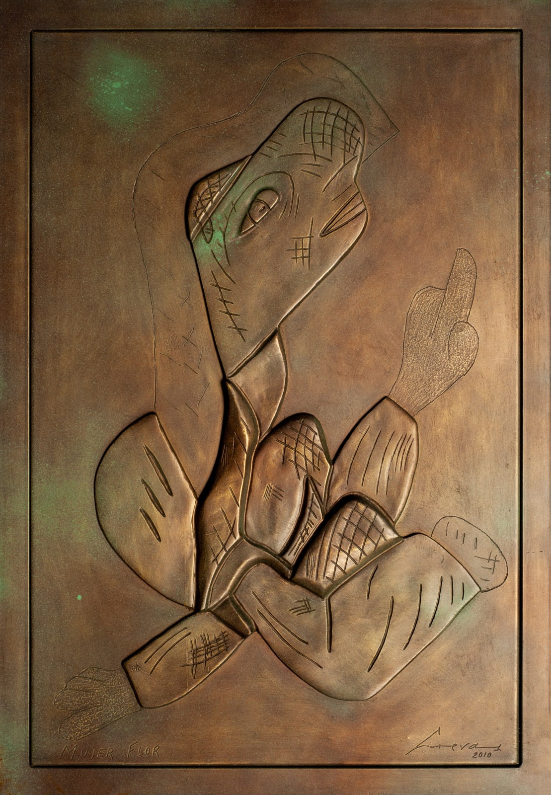 José Luis Cuevas, "Mujer Flor", 2010