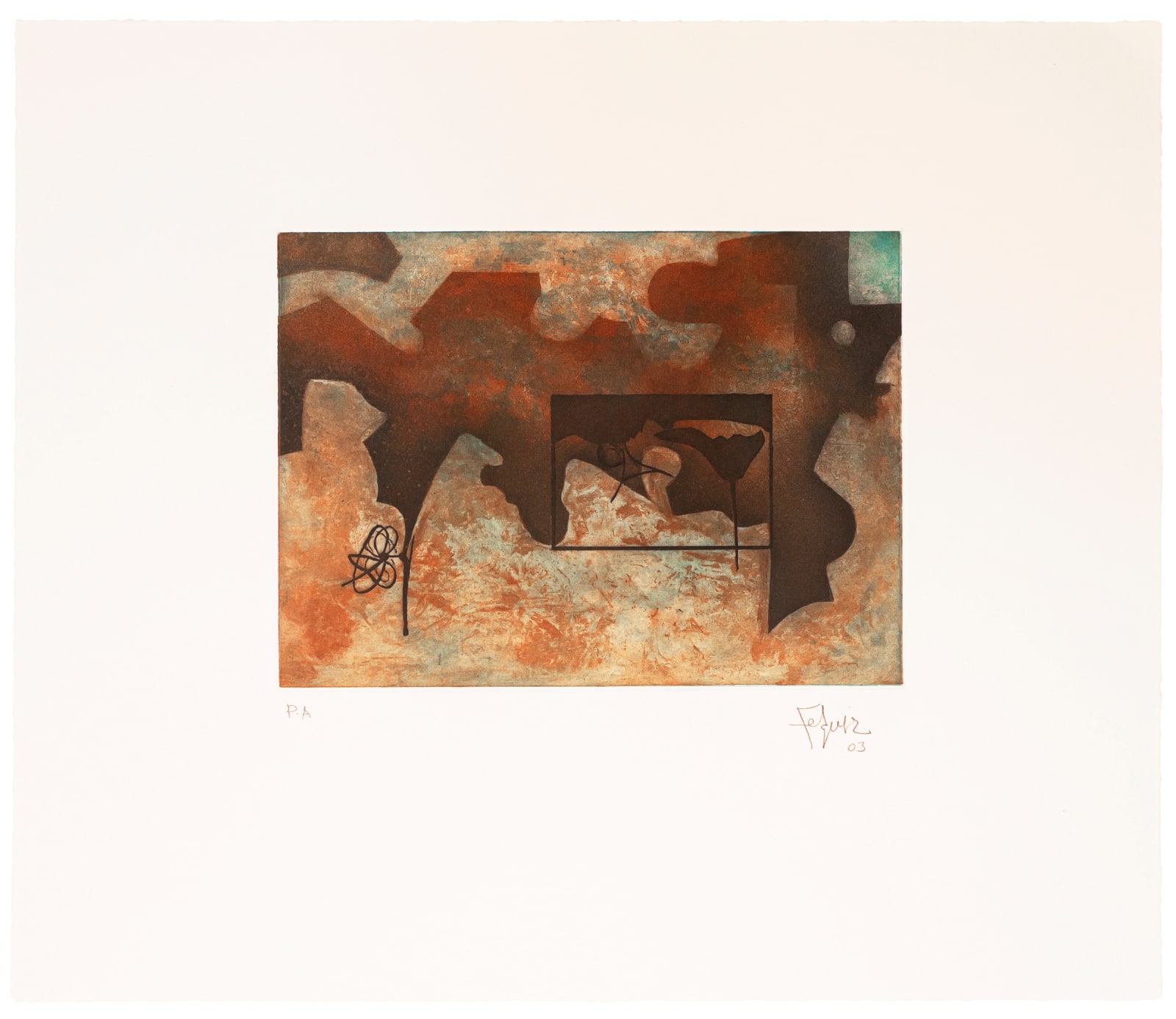 Manuel Felguérez, "Sonata del tiempo II". , S/F