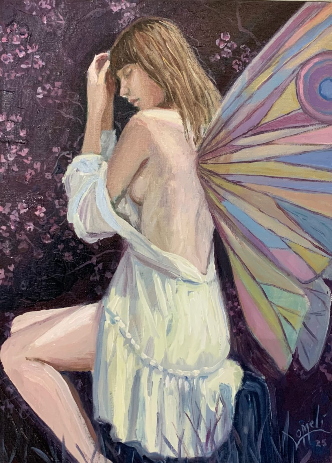 Hirán Lomelí, "Abriendo las alas al sol II", 2025