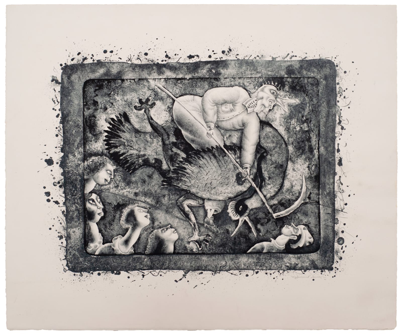 Maximino Javier, "La muerte", Ca. 1990