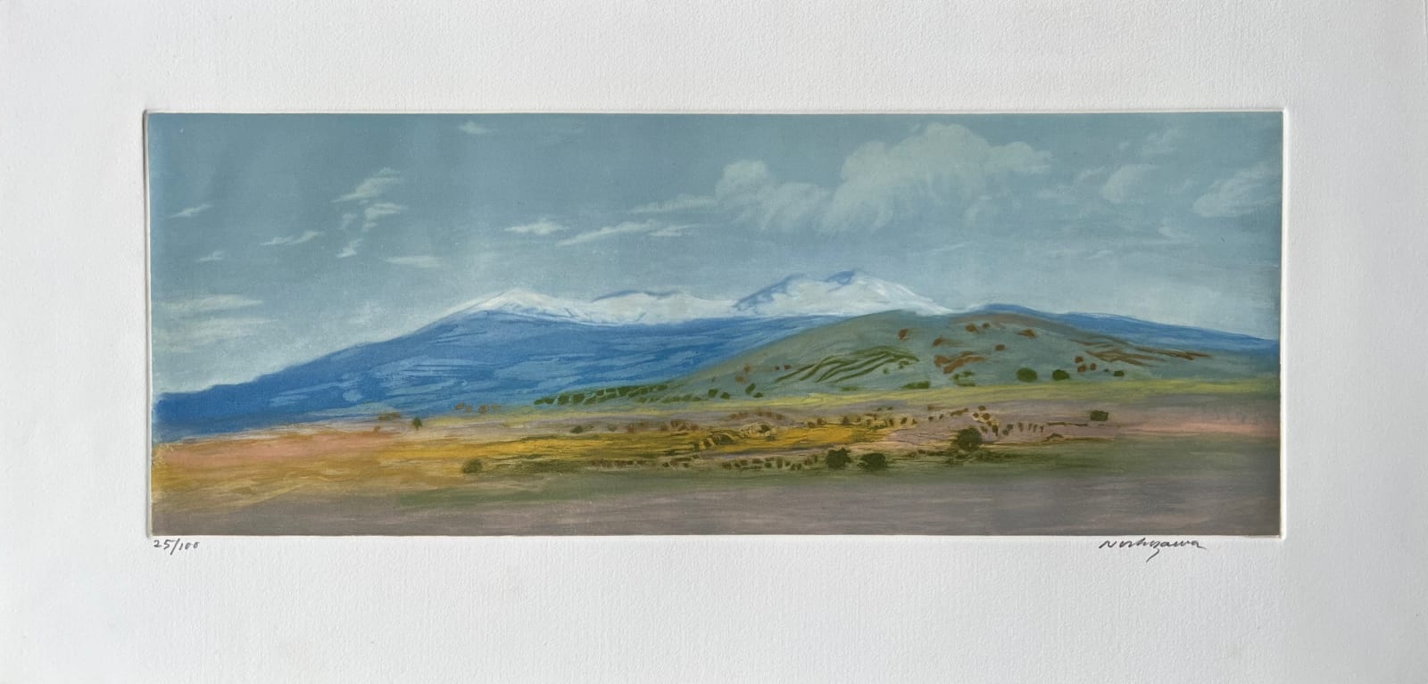 Luis Nishizawa, "Paisaje con volcanes", ca. 2000