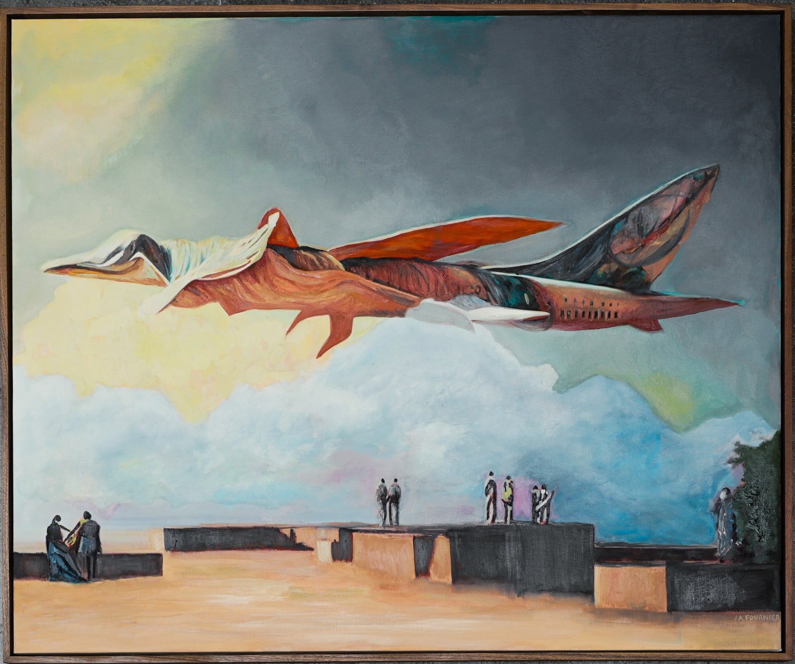 Alejandro Fournier, “La eternidad melancólica de los mundos posibles (Oriente/ Occidente)”, 2023