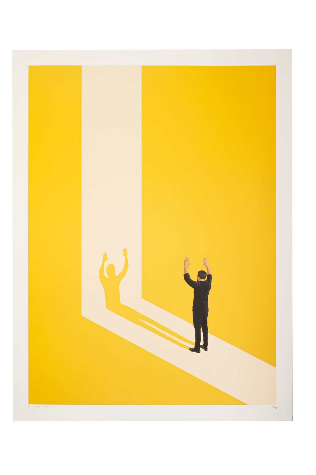 Hugo Lugo, "El orígen de la luz" (Amarillo albor), 2021