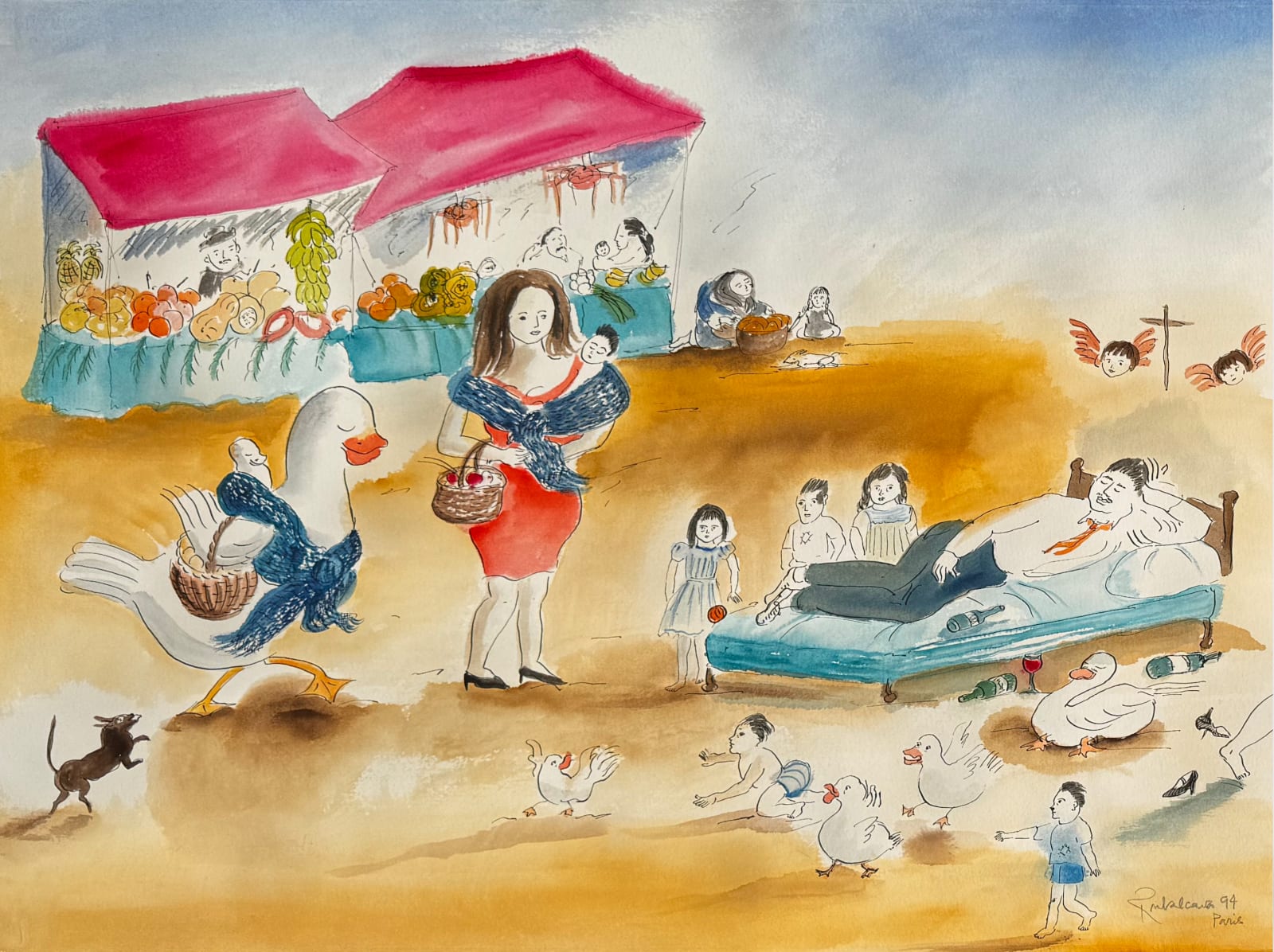 Cristina Ruvalcaba, ”La patita”, Paris, 1994