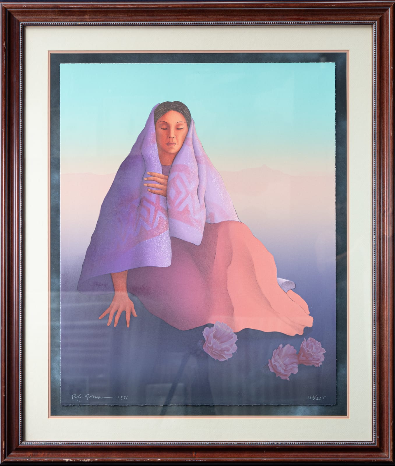R.C. Gorman, "Desert Bloom" , 1991