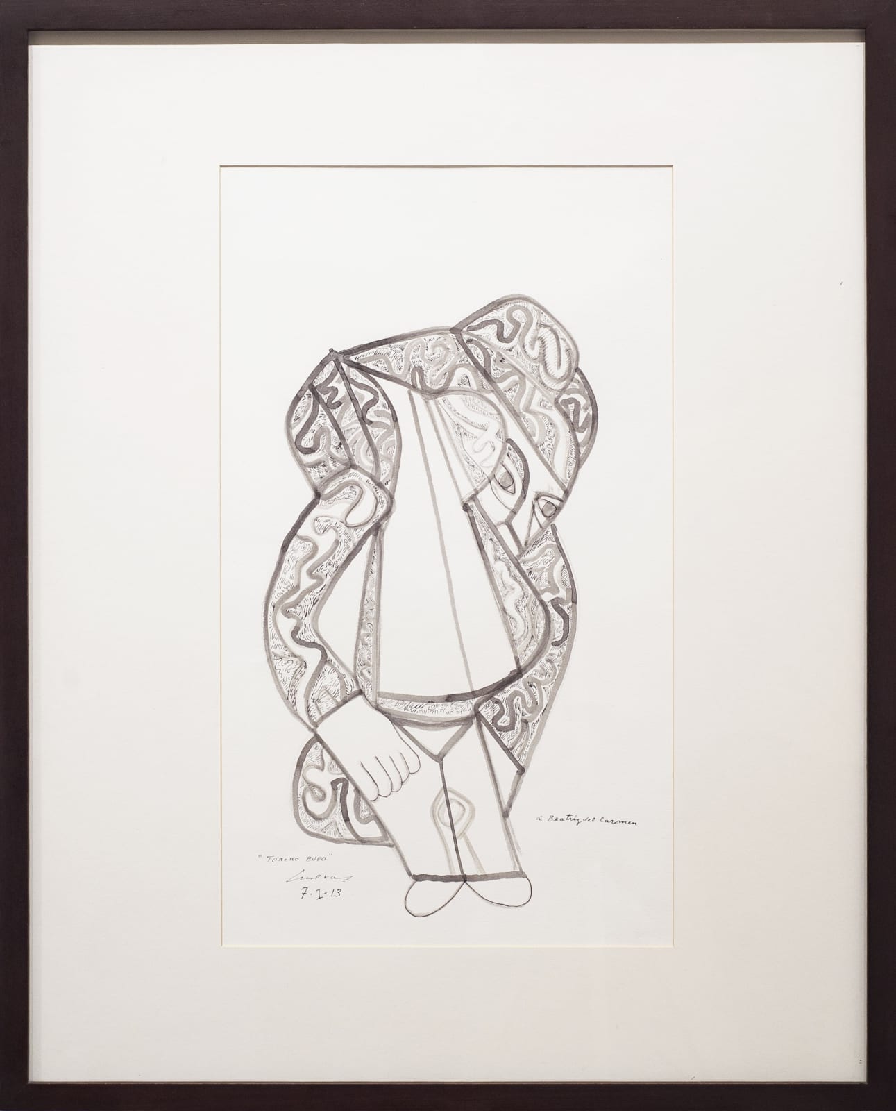 José Luis Cuevas, "Torero bufo", 2013