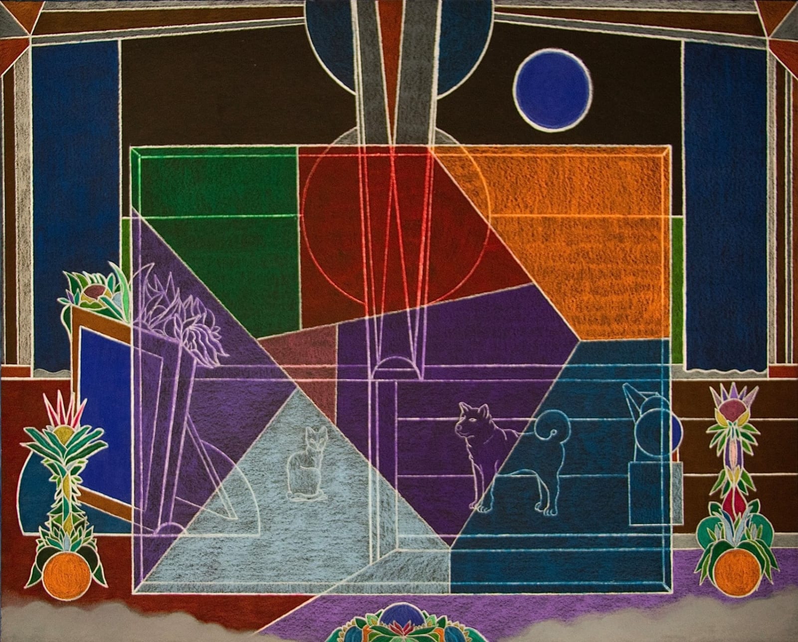Juan Diego Covarrubias, "Detrás del vitral", 2019