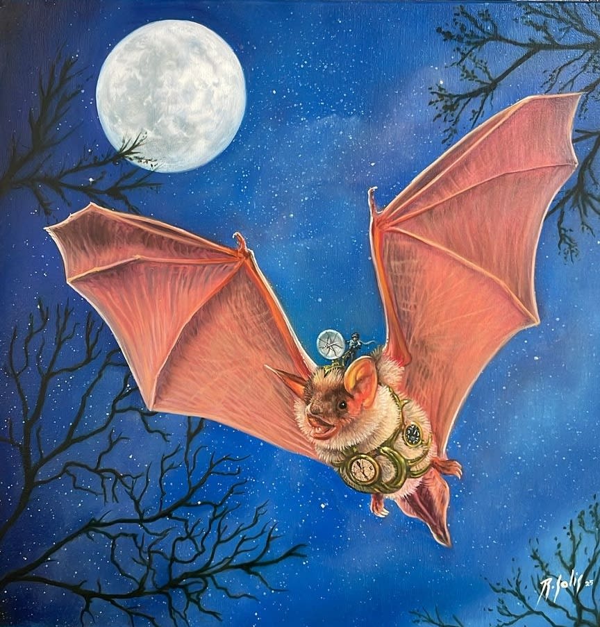 Ricardo Solís, "Cazador nocturno", 2025