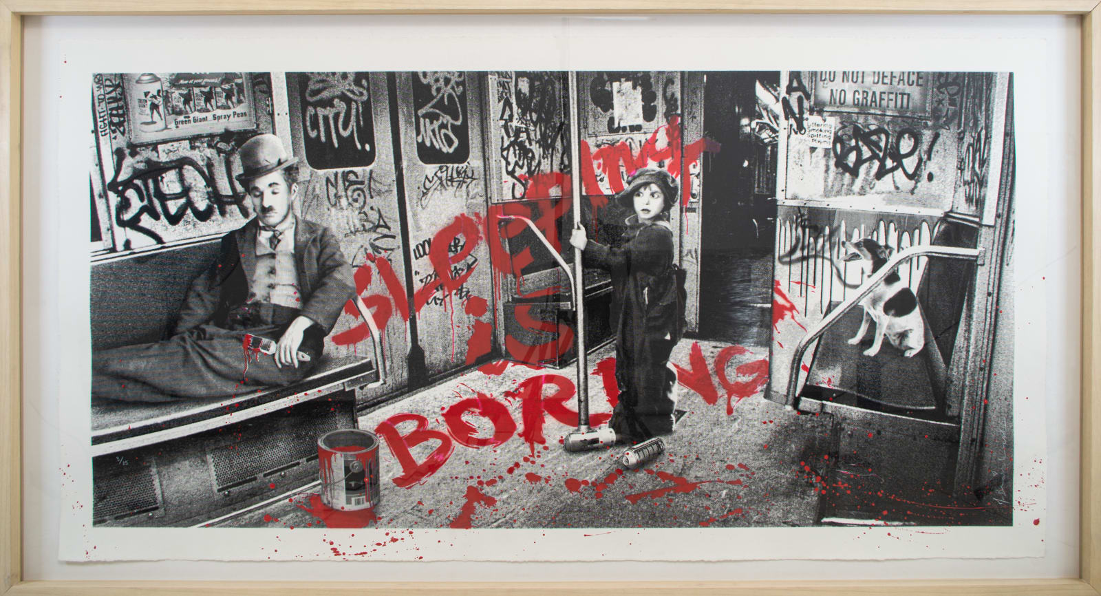 Mr. Brainwash Thierry Guetta, "Sleeping is boring", 2013