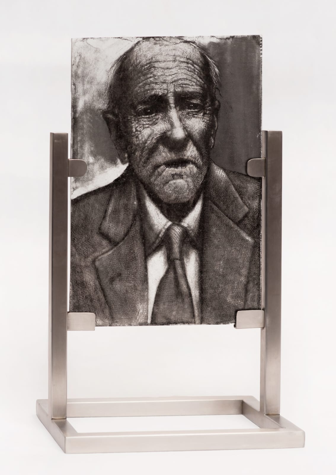 Rafael Cauduro, "Retrato de hombre viejo", 2003