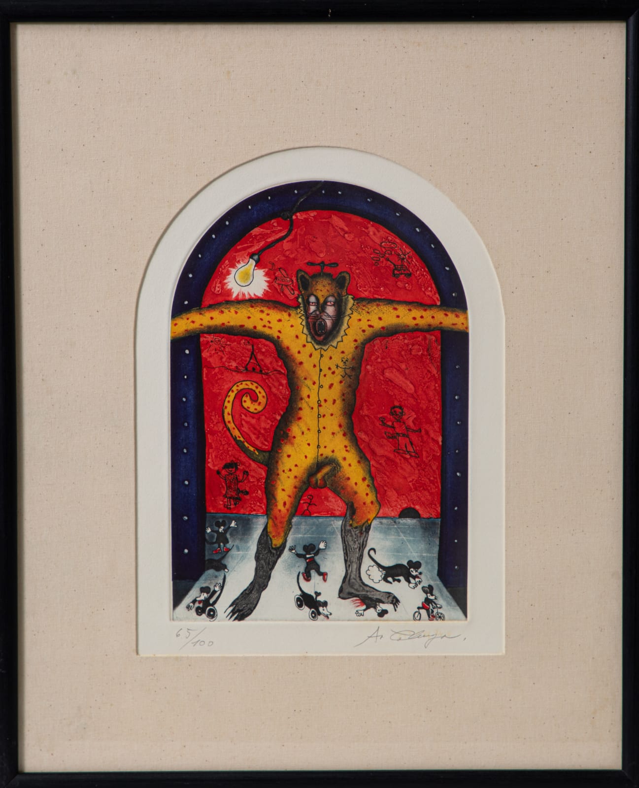 Alejandro Colunga, "Gato disfrazado de jaguar", ca. 1998