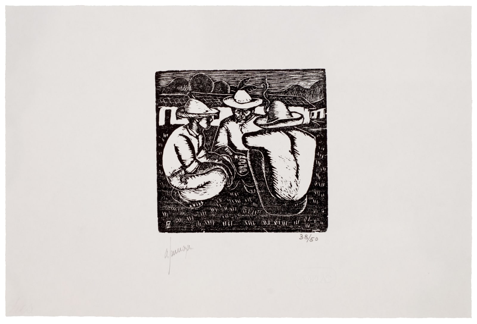 Francisco Zúñiga, "Campesinos", 1934 (reimpresión 2004)