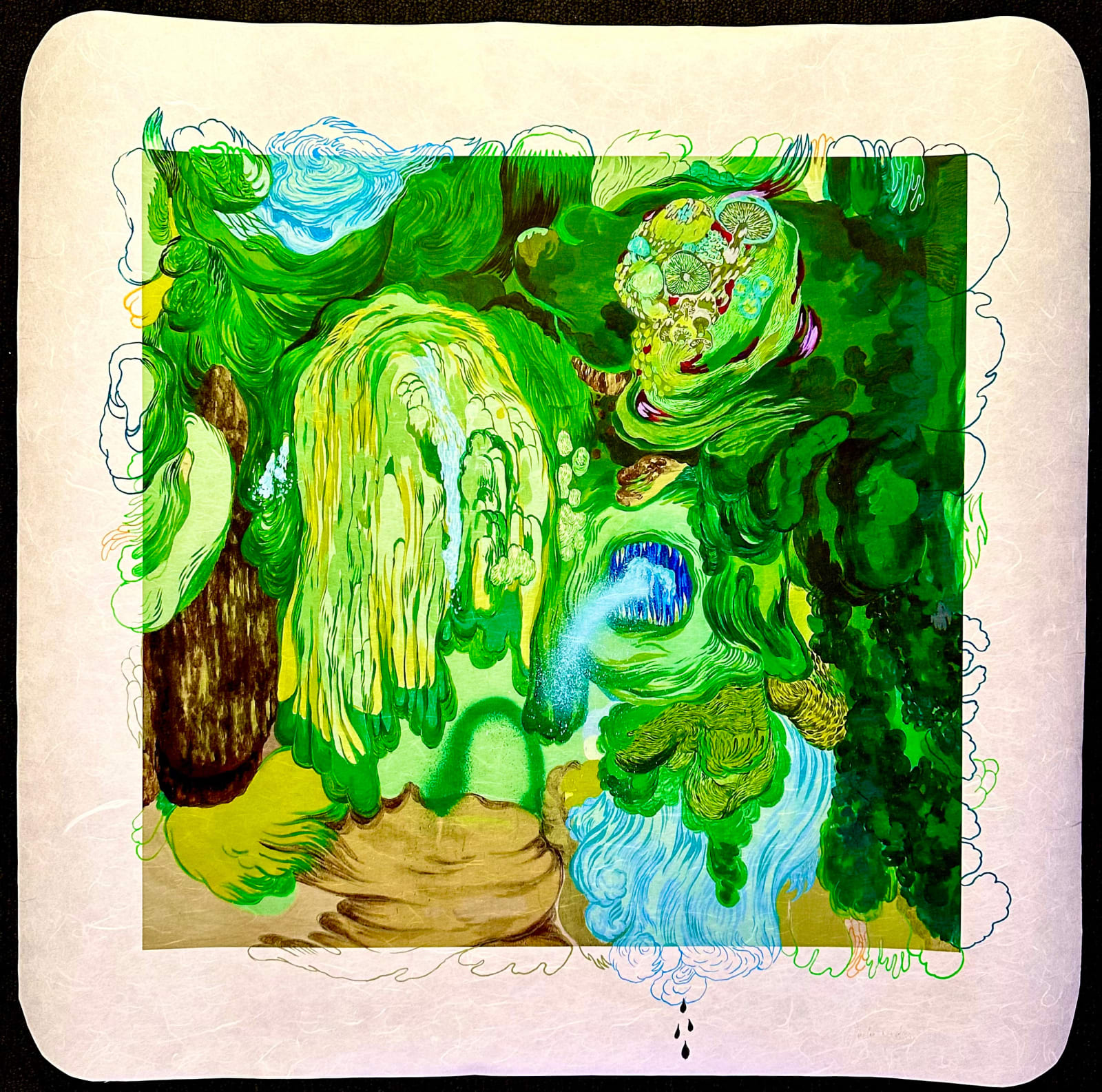 Rocío Sáenz, "Cueva cascada", 2024