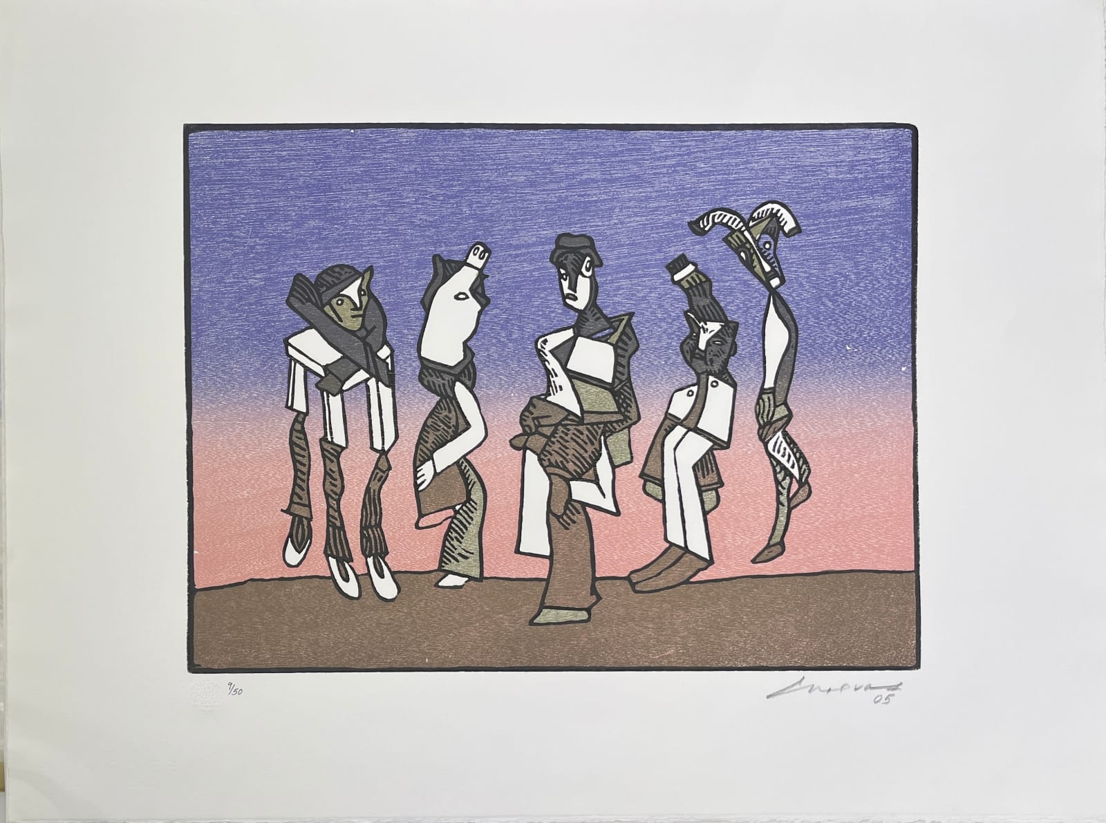 José Luis Cuevas, "Los fantasmas del centro histórico II", 2005