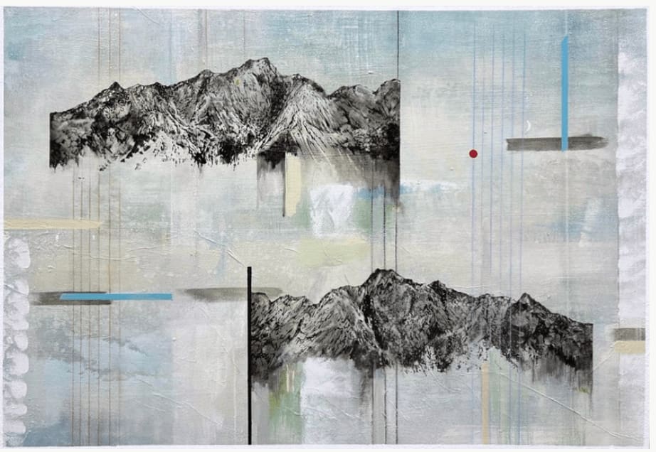 Fernando Sandoval, "Paisaje dual 2", 2023