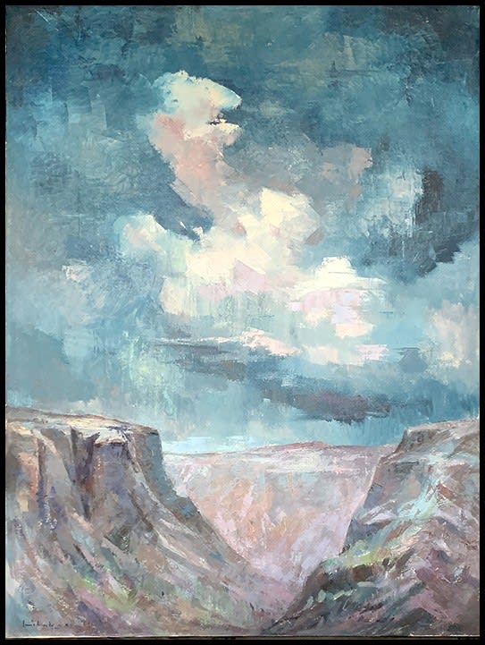 Luis Eduardo Gonzalez, Sin título (Paisaje barranca), 1983