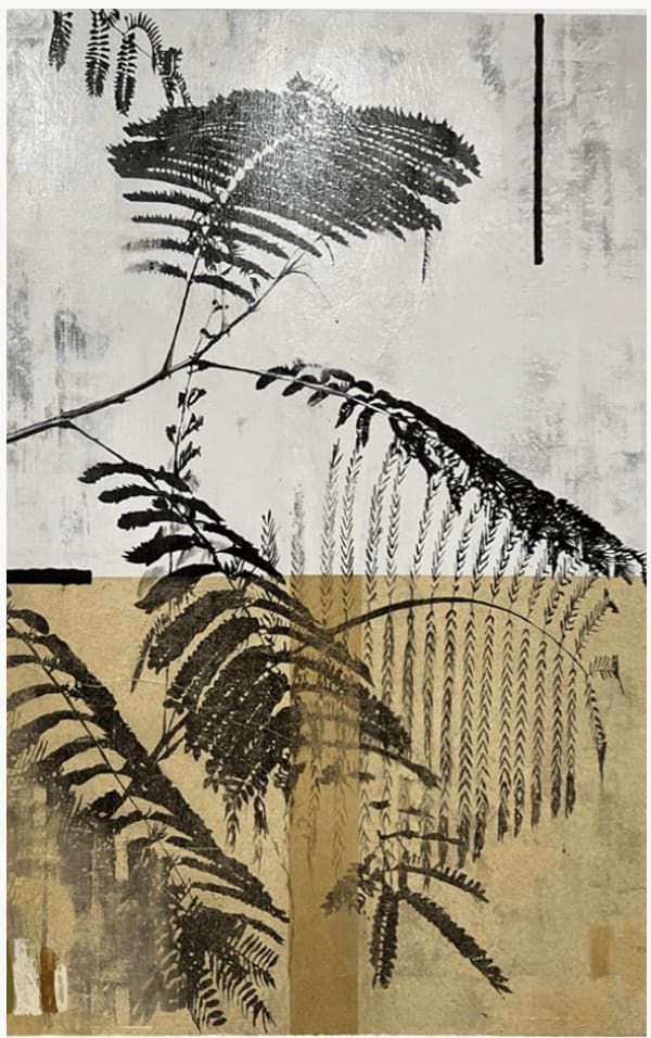 Fernando Sandoval, Sin título (Plantas y ramas), 2023