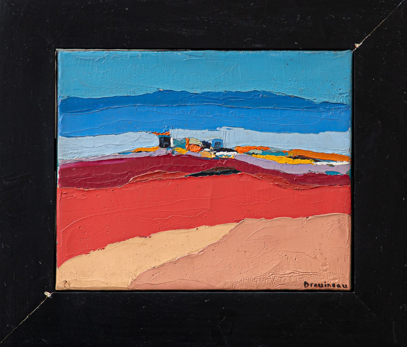 Jean Yves Drouineau, Village des Corbieres, 1999