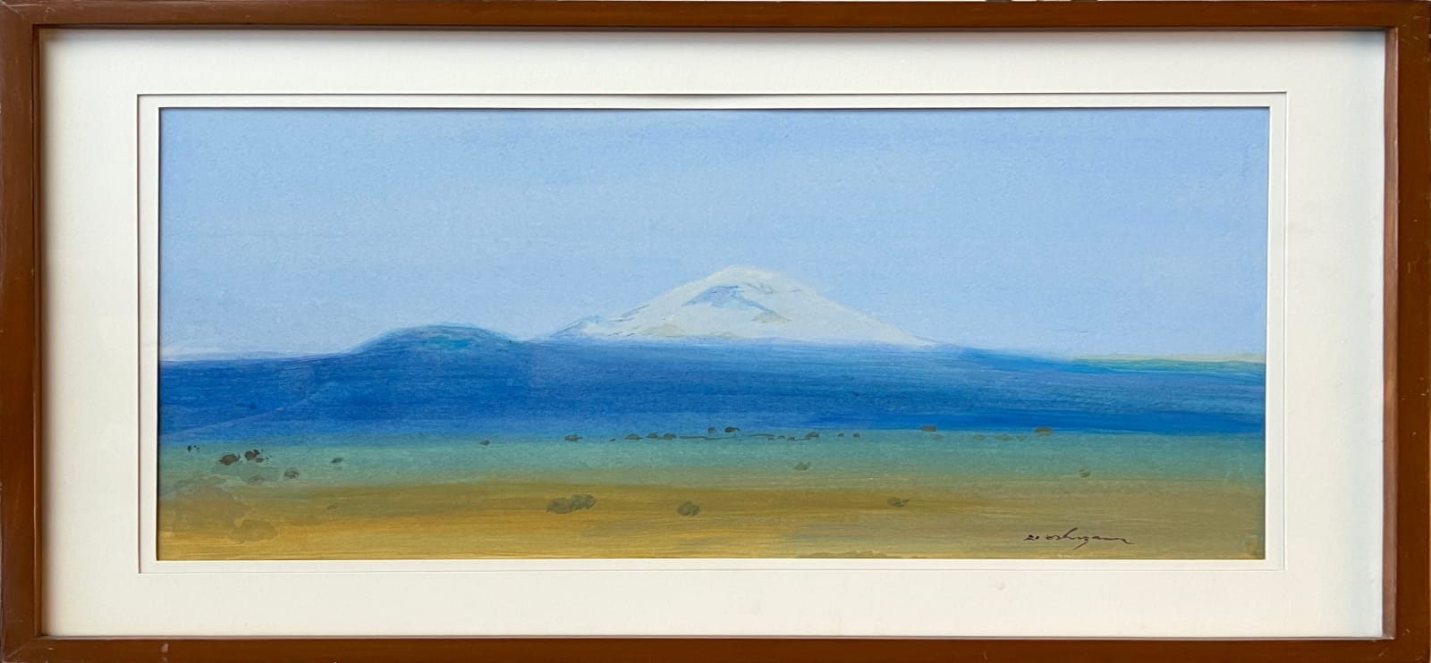 Luis Nishizawa, "Paisaje azul", ca. 2000