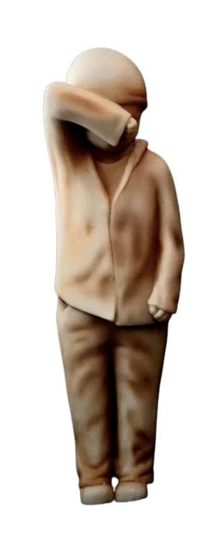 Sofía Crimen, "Niño en la pared miniatura", 2023