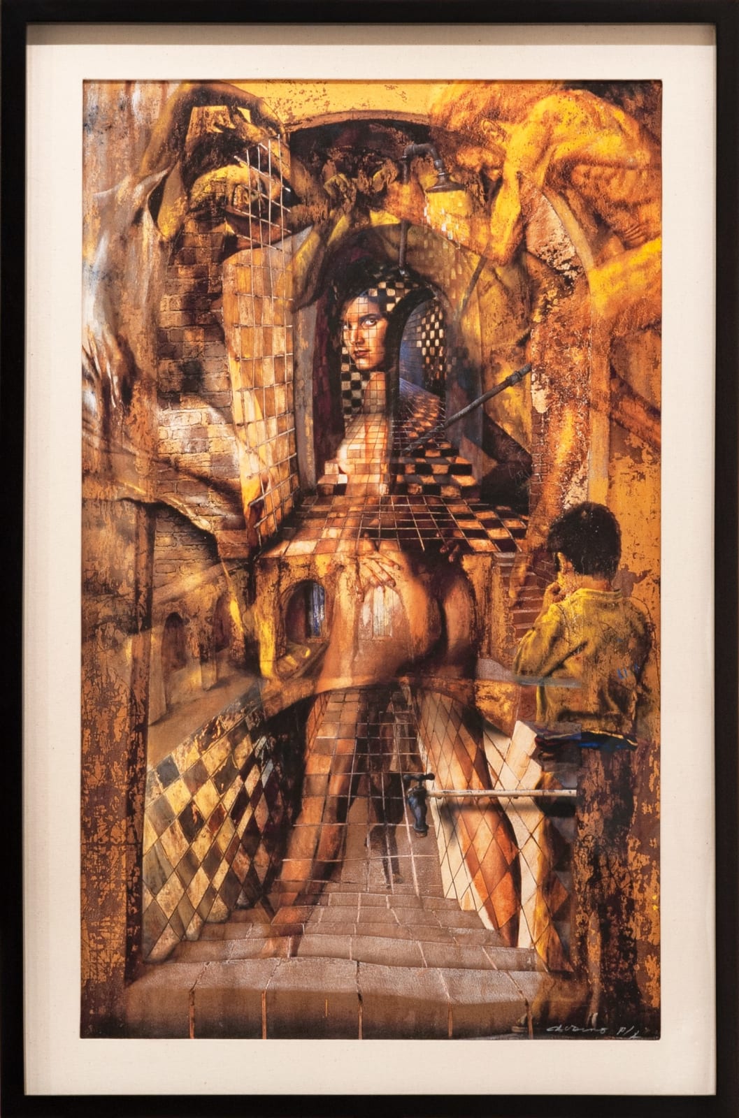 Rafael Cauduro, "El alma entrando al palacio del amor", 2016