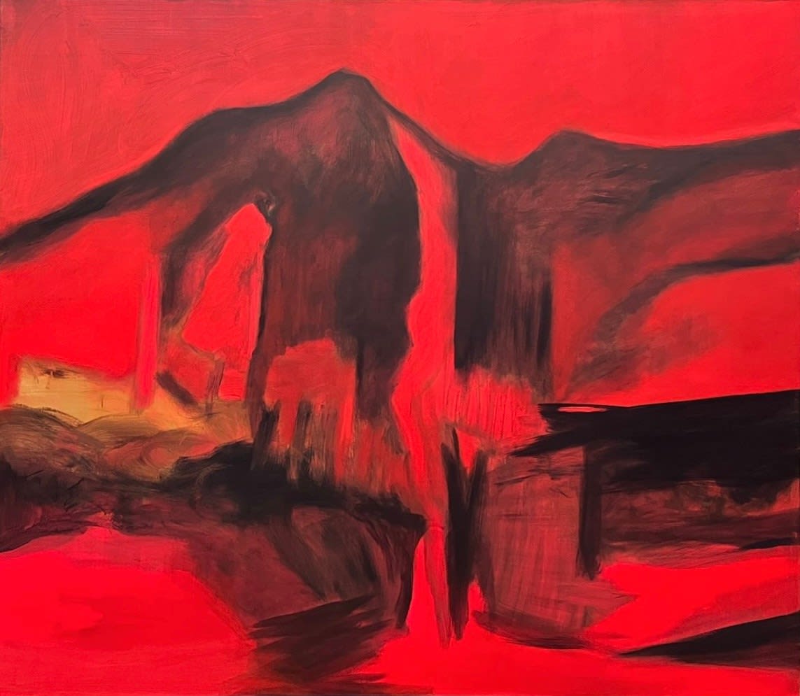 Ana Luisa Rébora, "El secreto" (Rojo), 2024