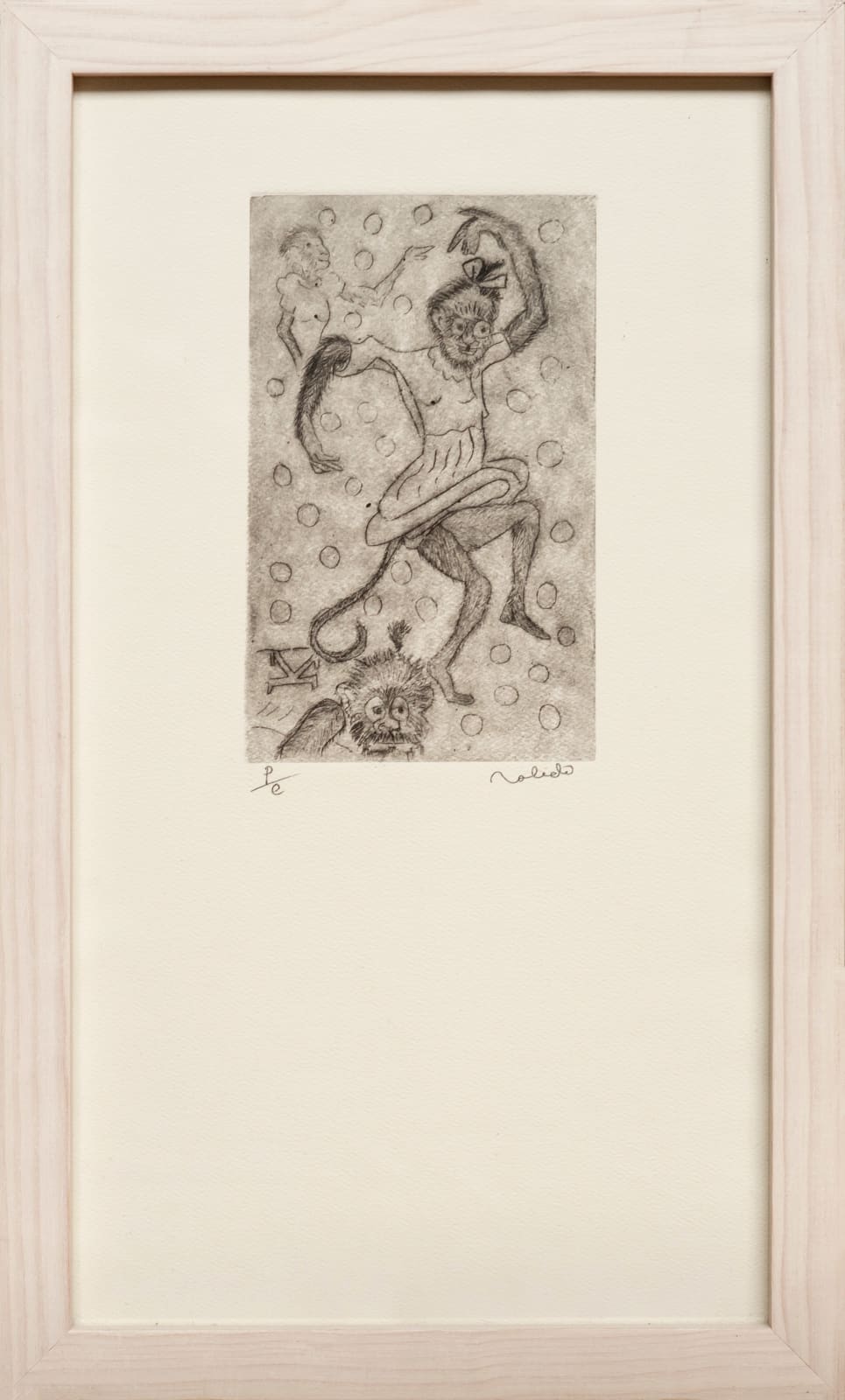 Francisco Toledo, "Chango" de la serie Circo, S/F