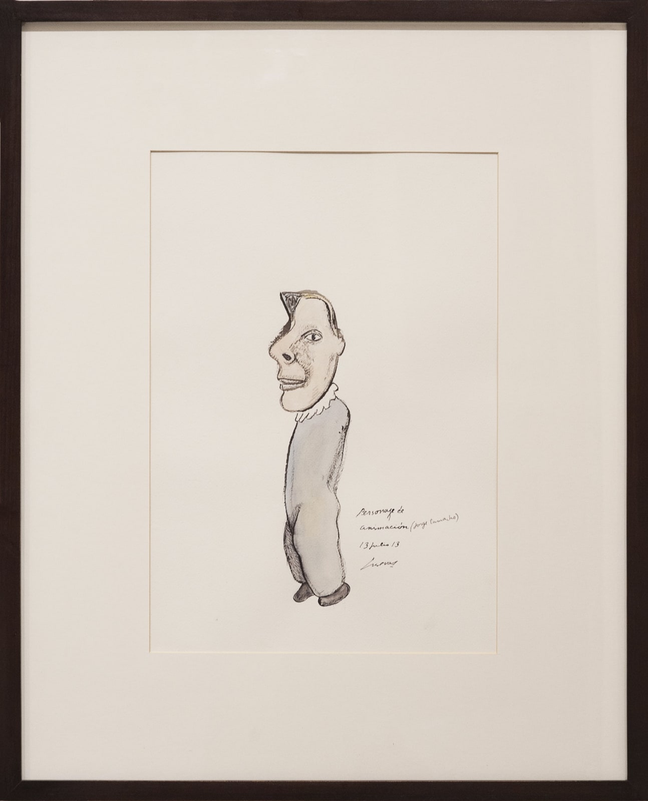 José Luis Cuevas, "Personaje de animación (Jorge Camacho)", 2013