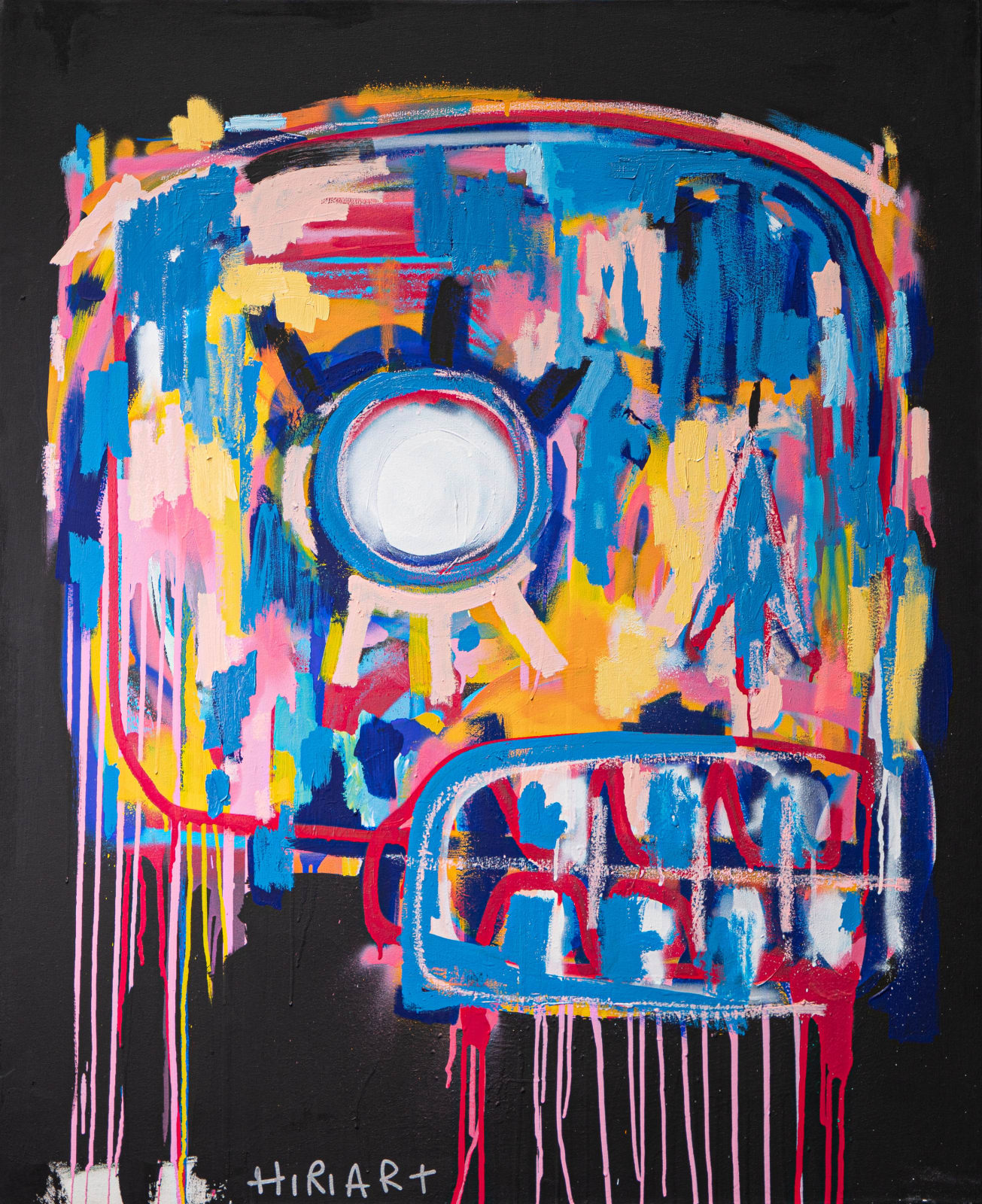 Bolla Hirart, "Calavera multicolor", 2022