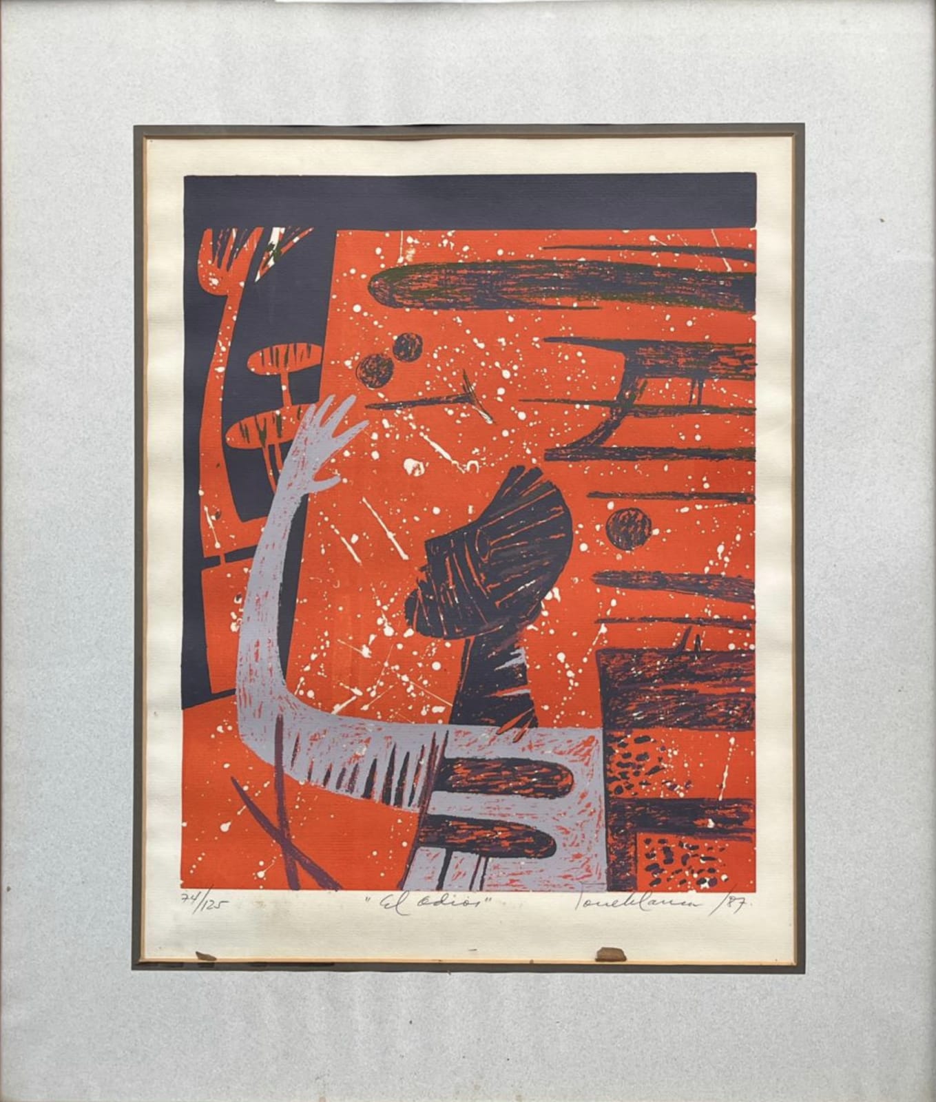 Ramiro Torreblanca, "El adiós", 1987