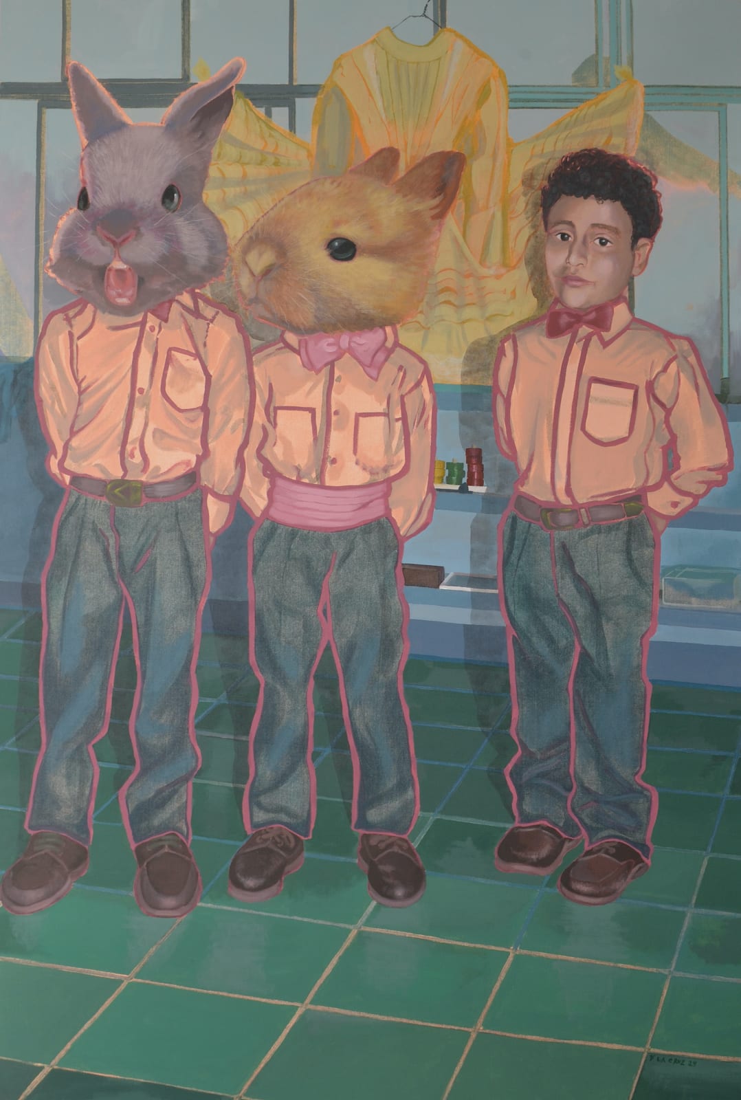 Vanesa de la Cruz, "Aula 2 (Edgar)", 2024