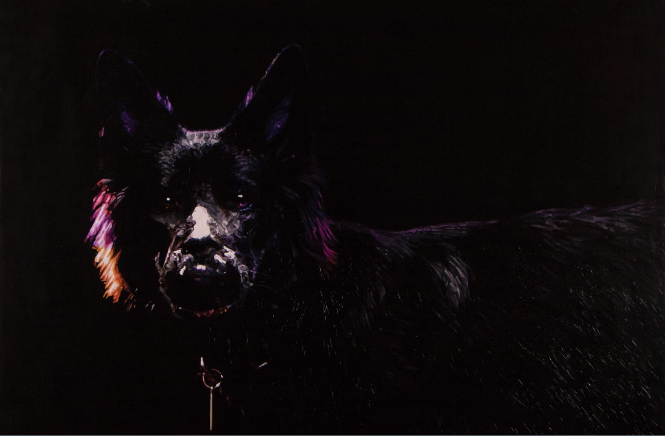 Abraham Jimenez, Brujo perro negro, 2022