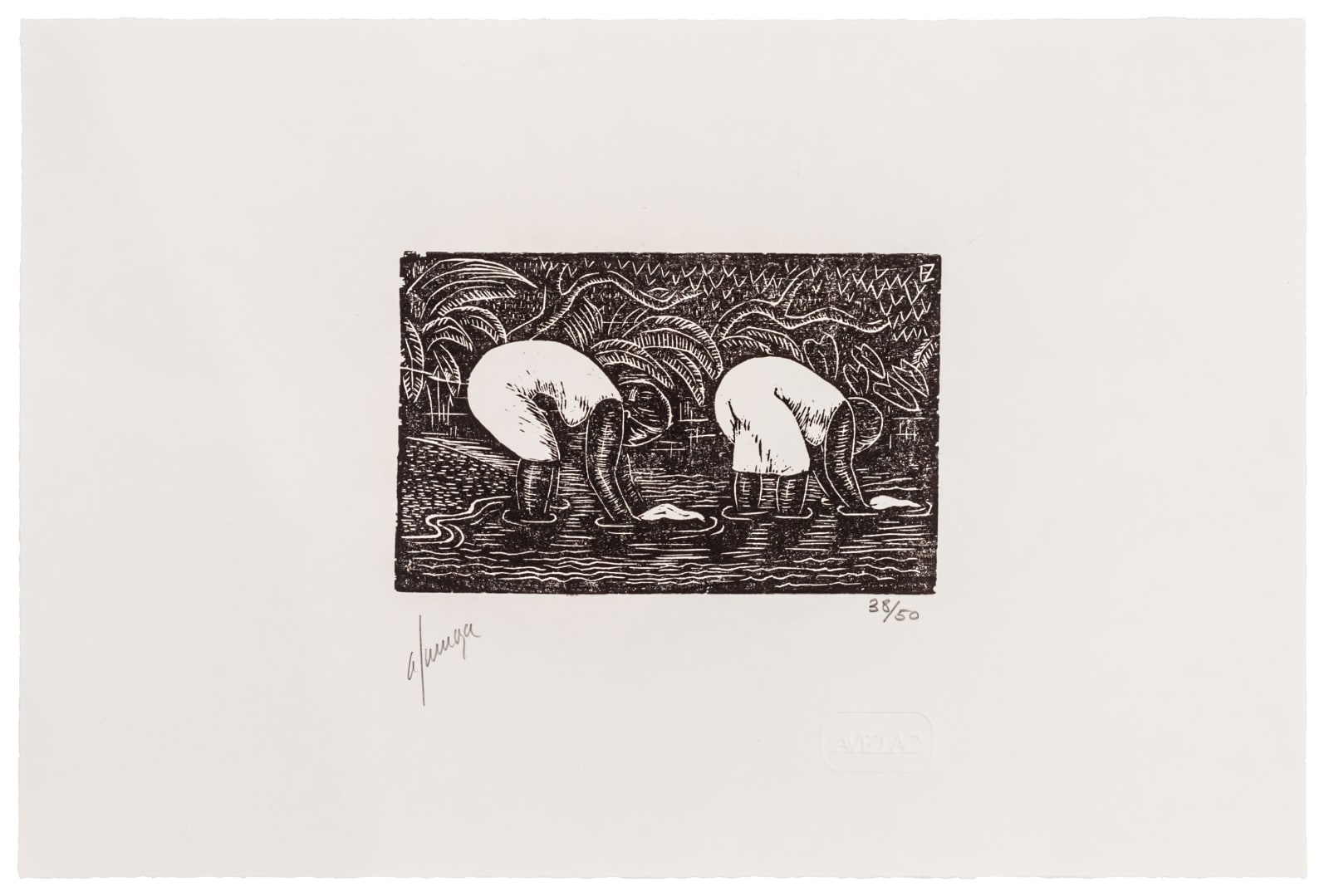 Francisco Zúñiga, "Lavanderas", 1934 (reimpresión 2004)