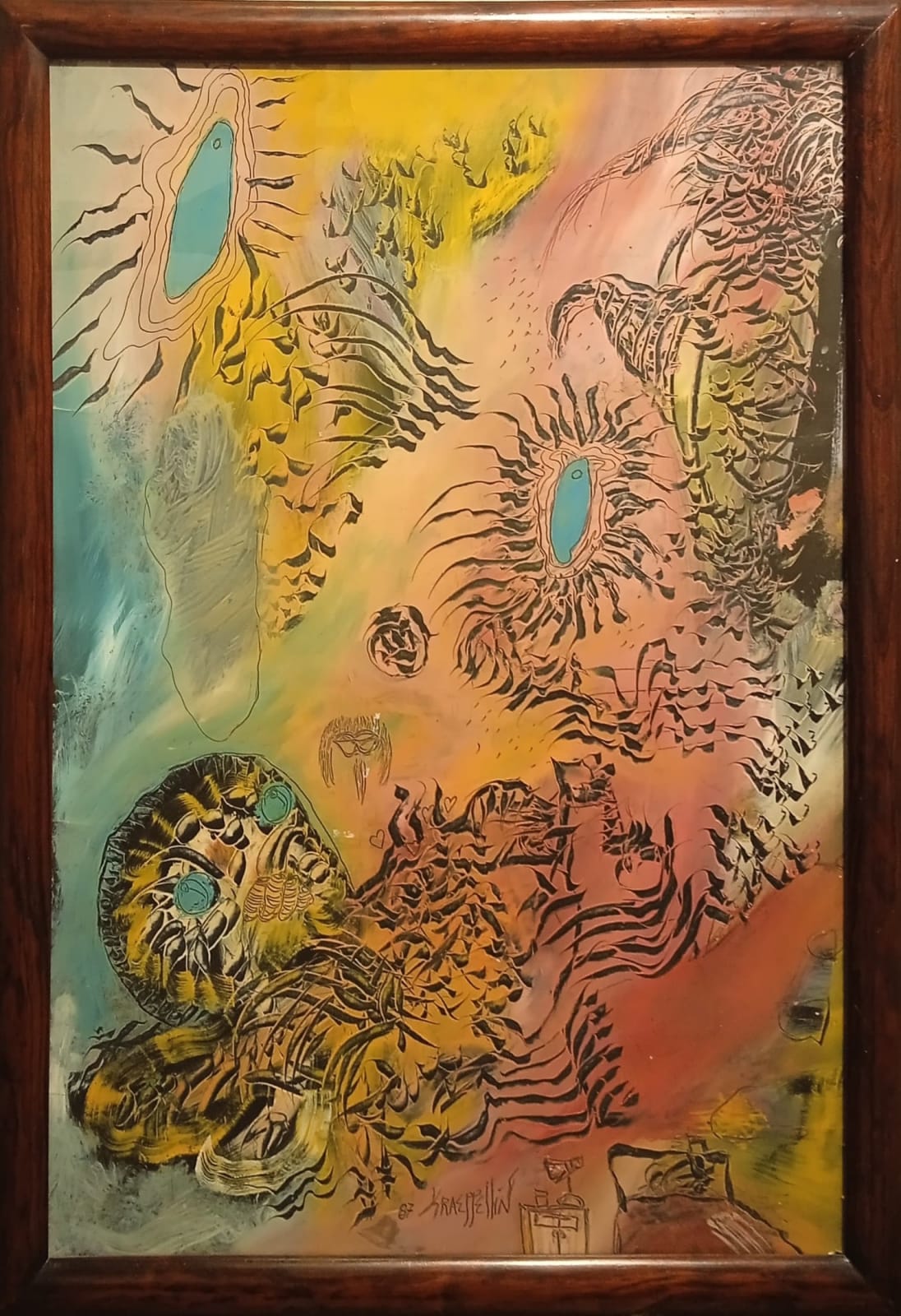 Juan Kraeppellin, "Limits not frontiers of surrealism", 1987