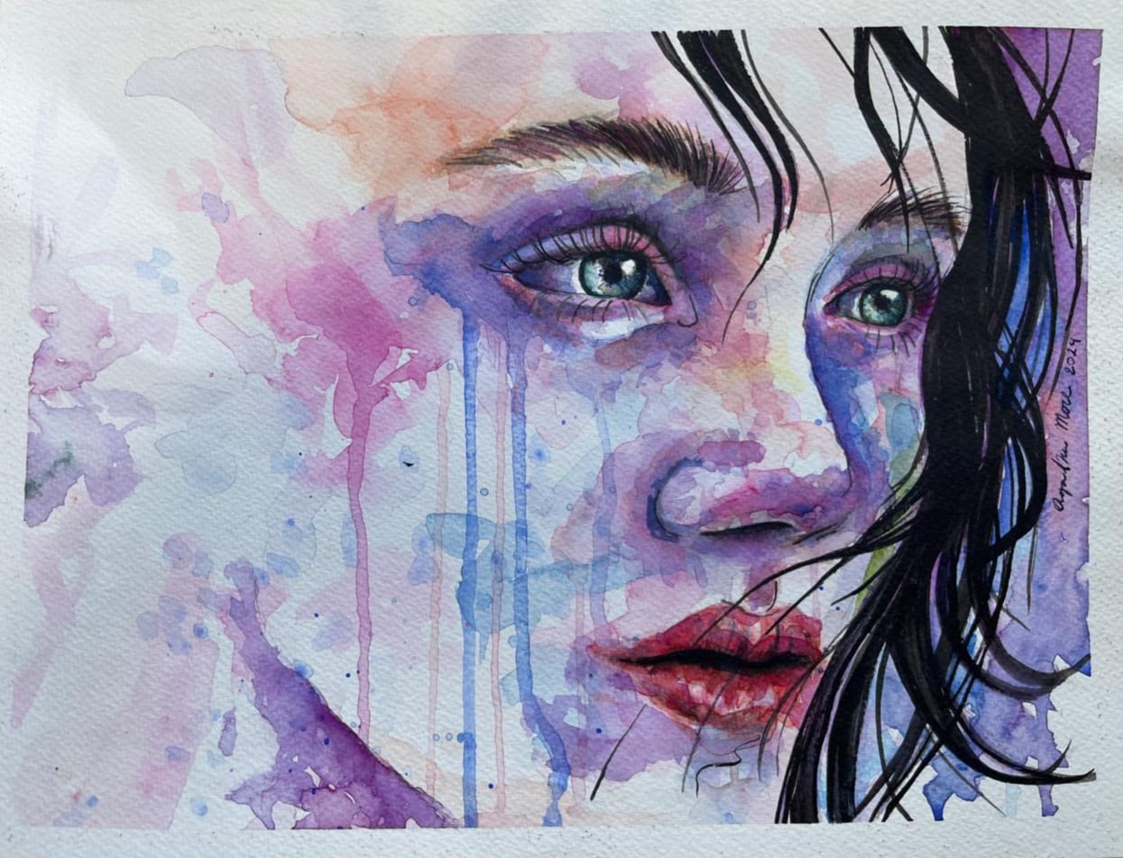 Agatha More, "Deep Indigo", 2024