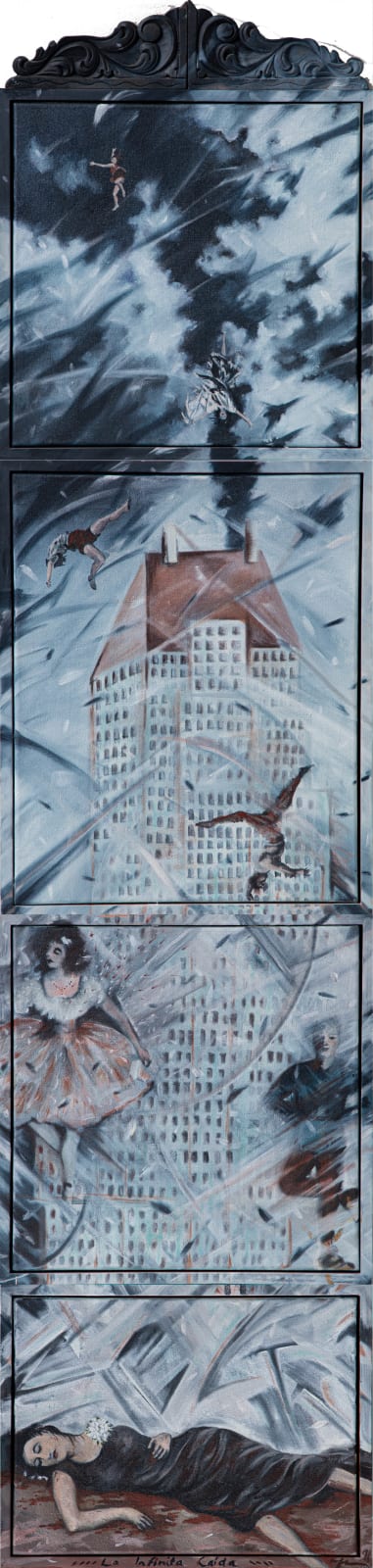 Carla Rippey, "La muerte de Doroty Hale (Homenaje a Frida Kahlo)", 1990