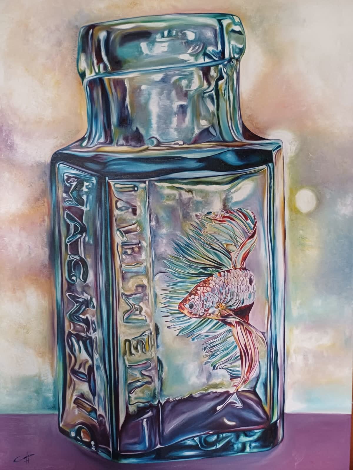 Carlina Cisneros, "Blue light II", 2024
