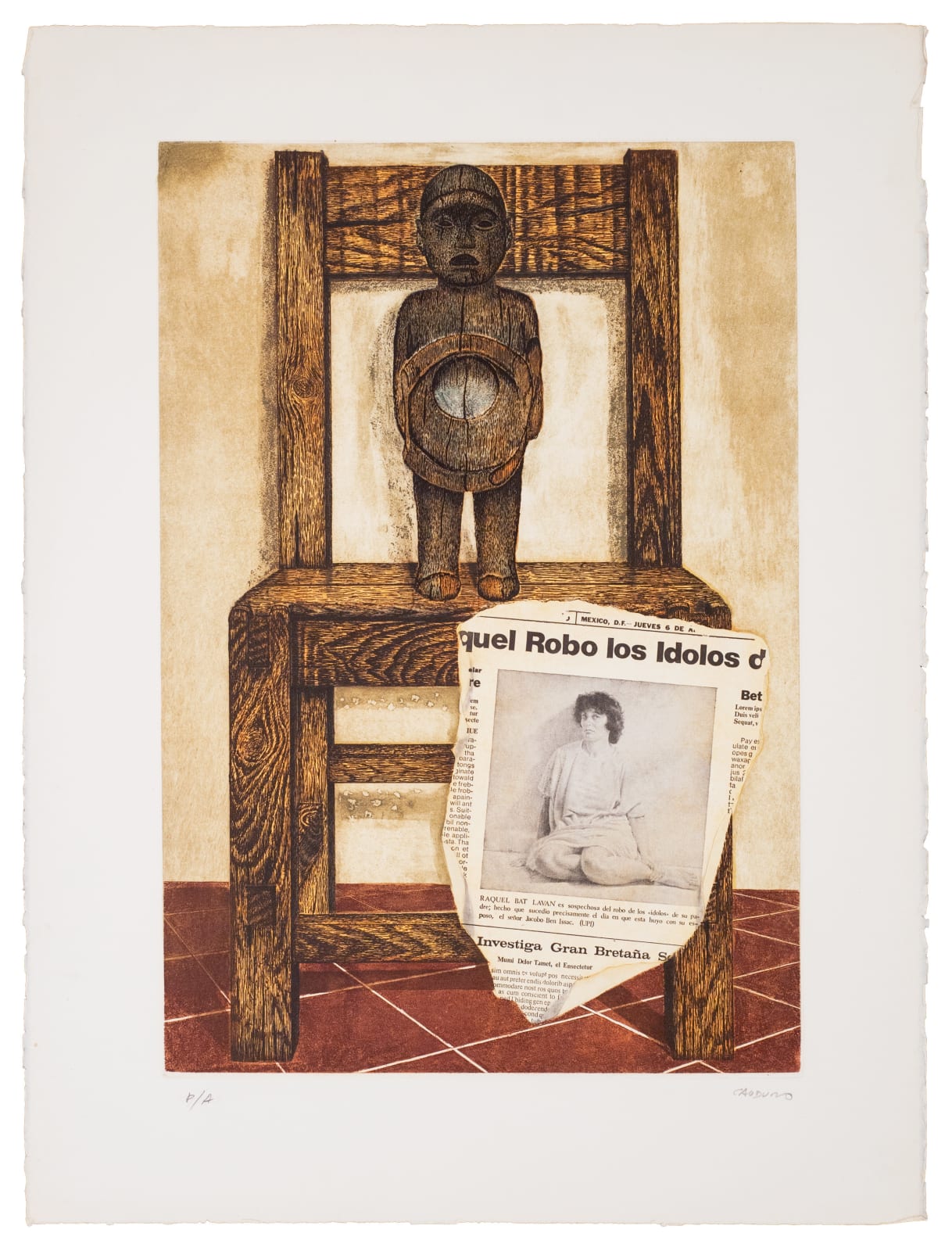 Rafael Cauduro, "Raquel", 1989