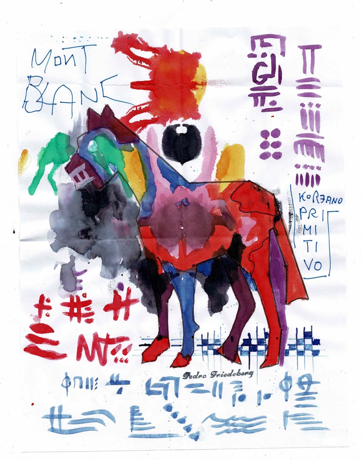Pedro Friedeberg, Koreano Primitivo, 2024