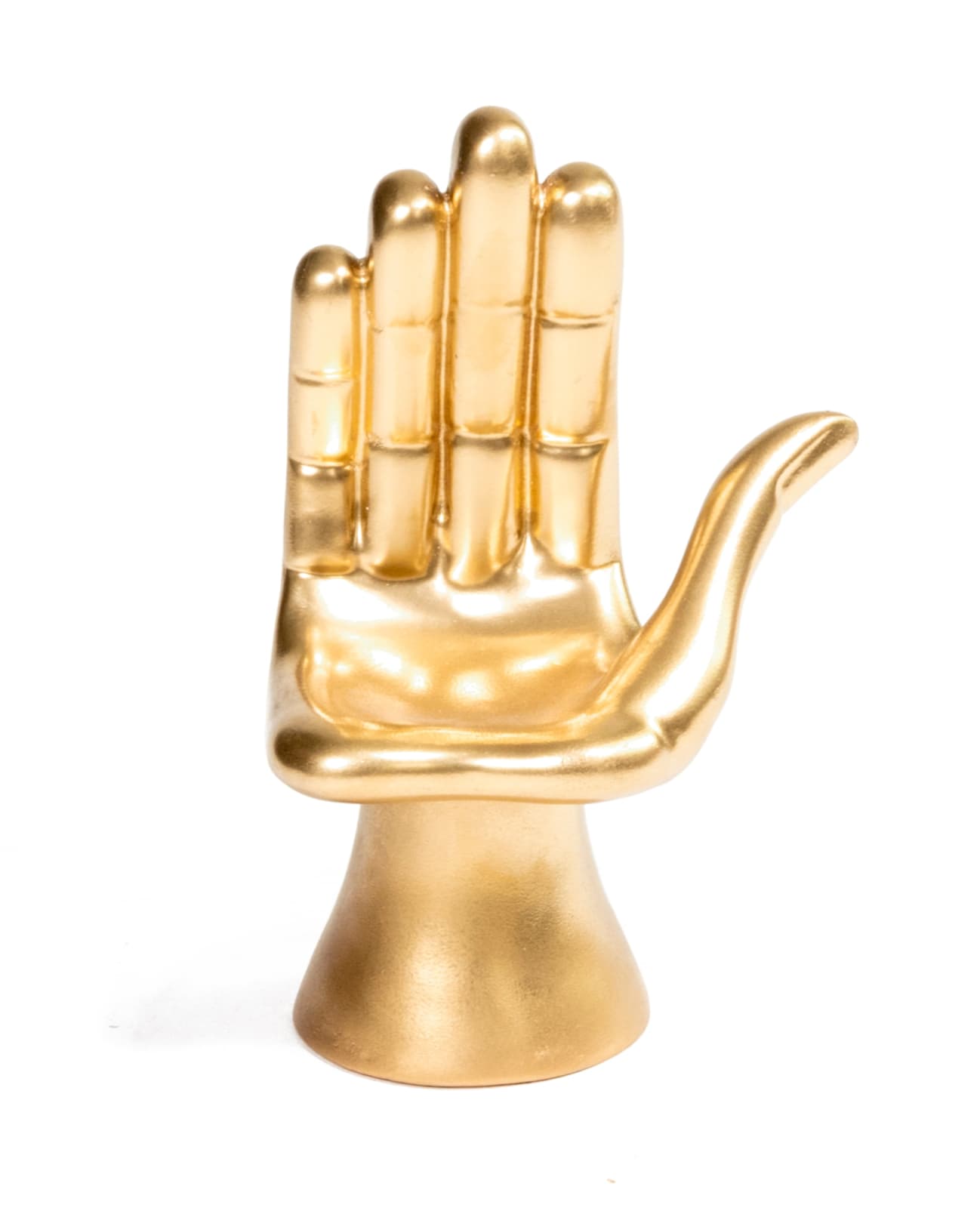 Pedro Friedeberg, "Mano dorada", 2023