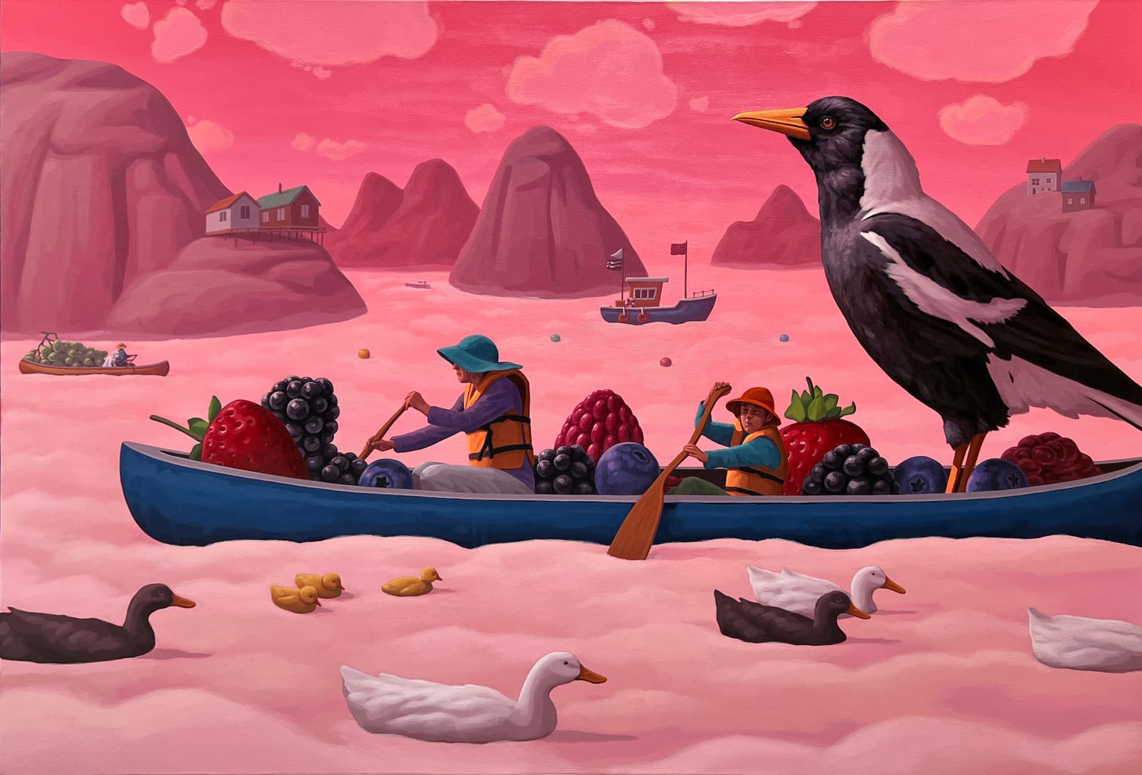 Carlos Melancolía, "Navegando al cielo", 2024