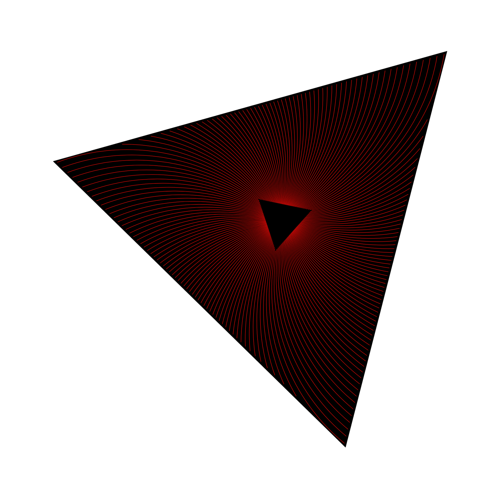 Juan Álvarez Del Castillo, "Triángulo III (rojo)", 2022
