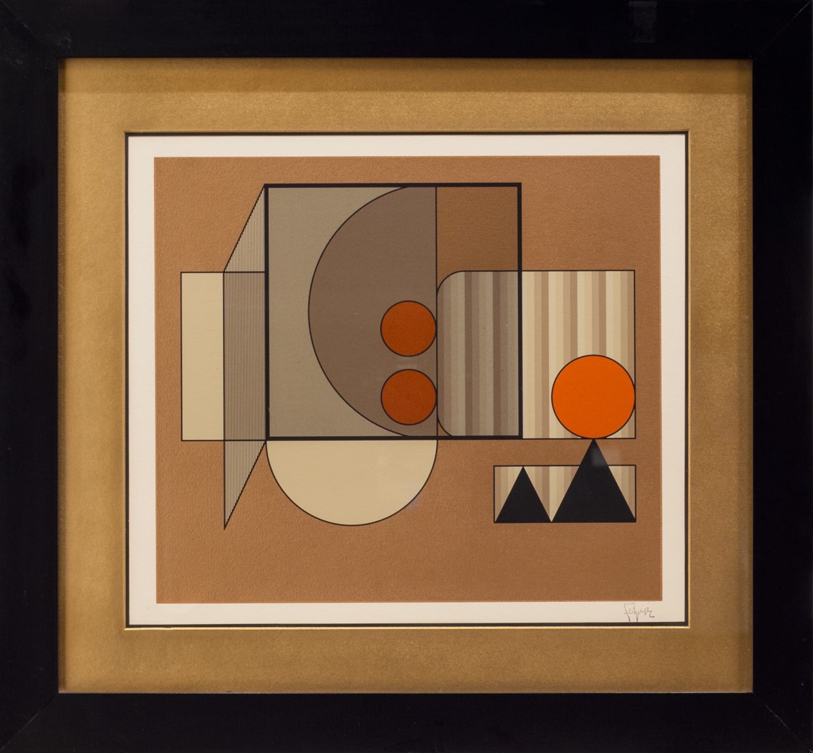 Manuel Felguérez, "Geometría", 1982