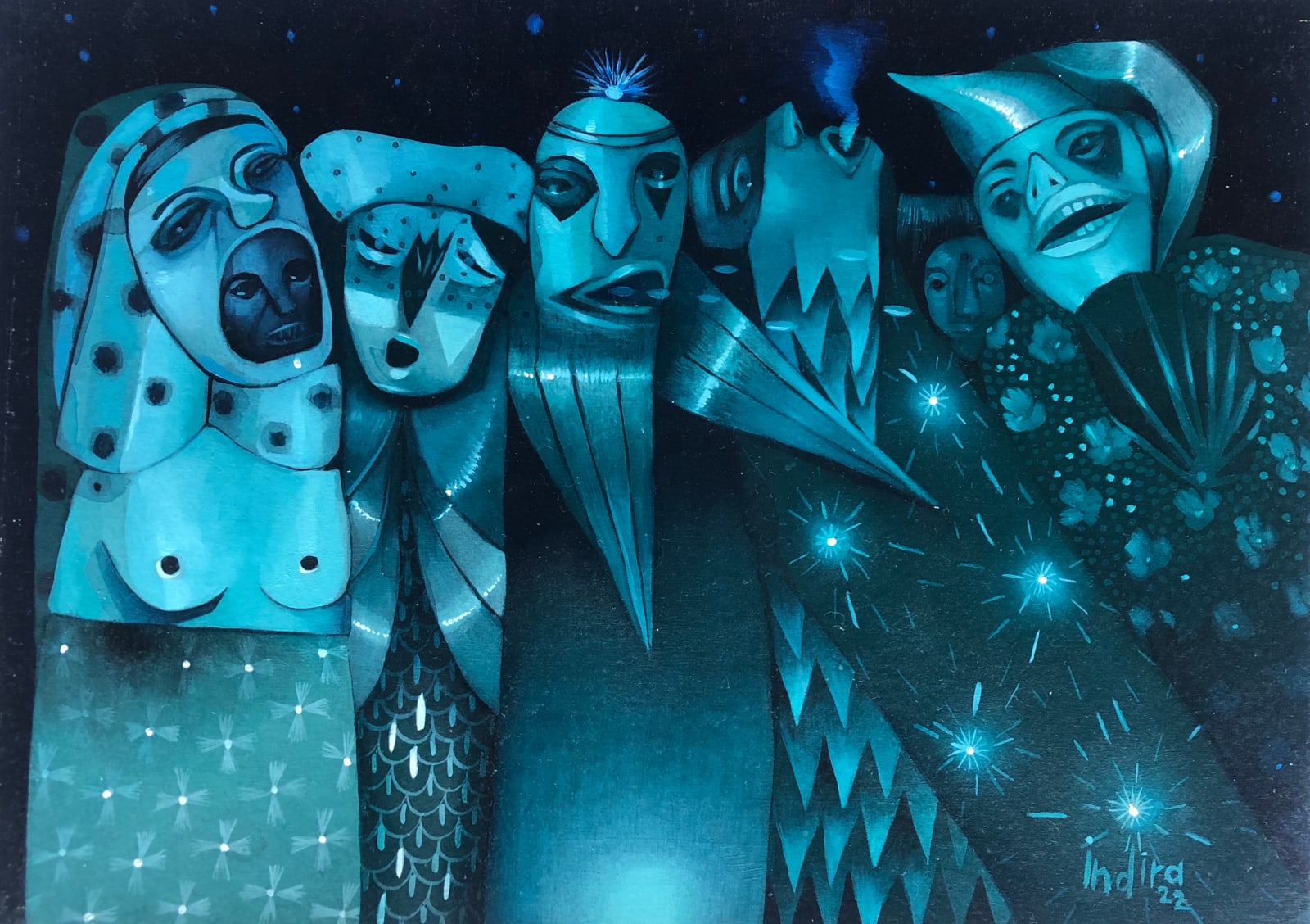Indira Castellon, "Los cantantes", 2022
