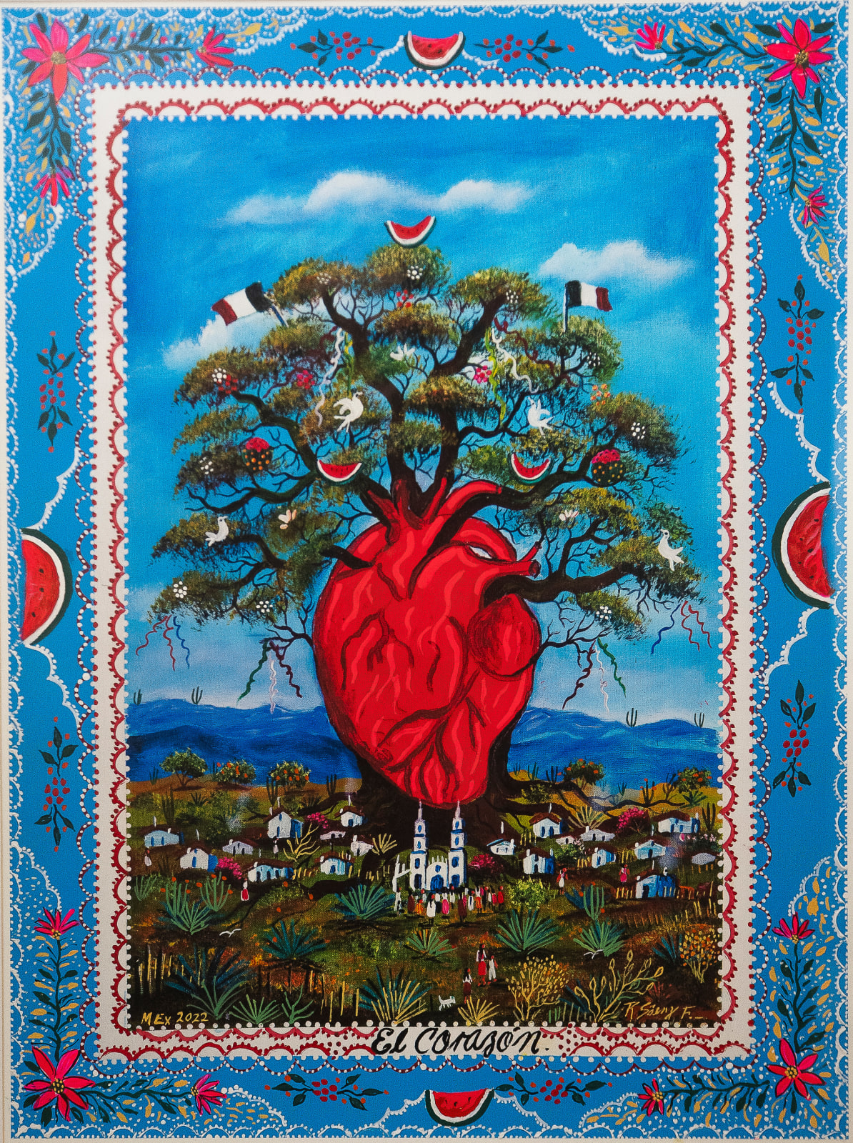 Rafael Saenz Félix, "Corazón", 2022