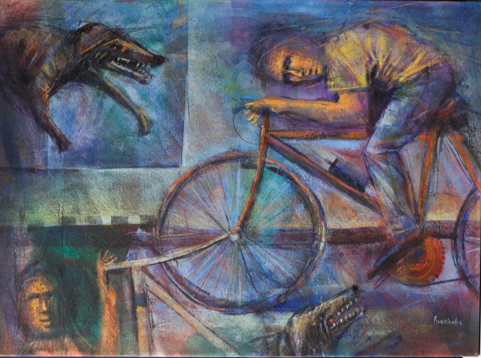 Ruvalcaba, "Ciclista", 1998